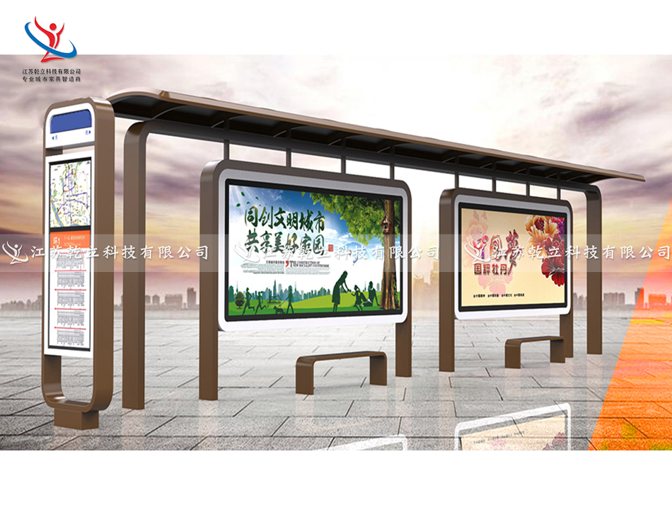 合肥候車亭安裝實(shí)景