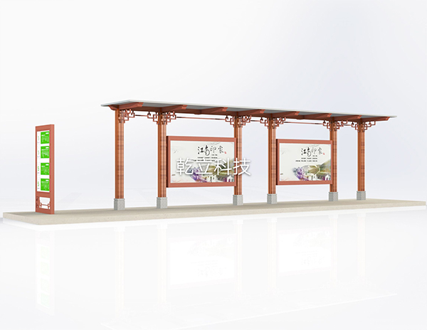 乾立- 福建武夷山候車亭和景觀小品第一批發(fā)貨