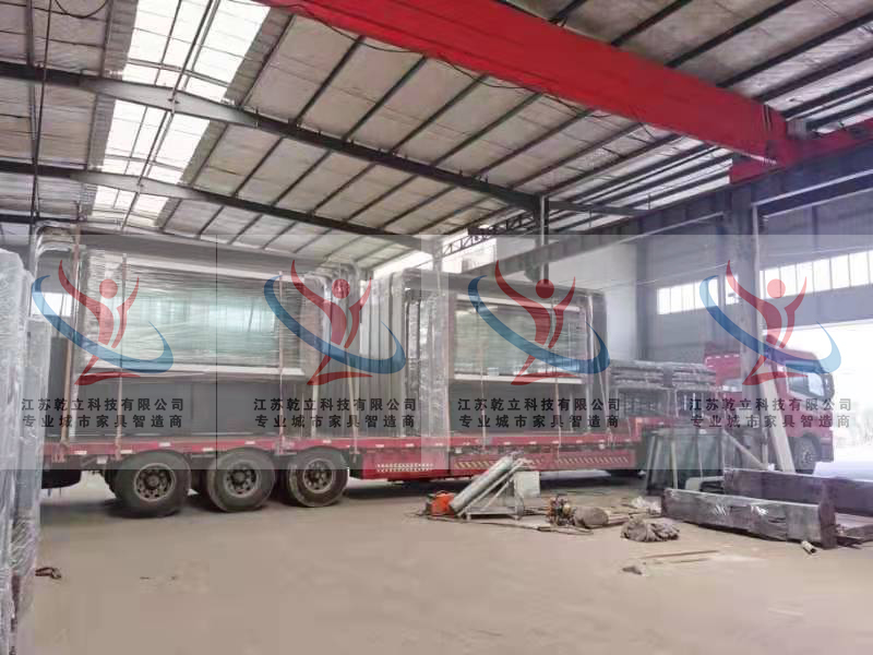 九江彭澤現(xiàn)代候車(chē)亭第二批次第一車(chē)發(fā)貨
