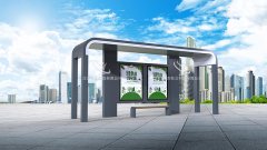 安徽現(xiàn)代款候車(chē)亭發(fā)貨