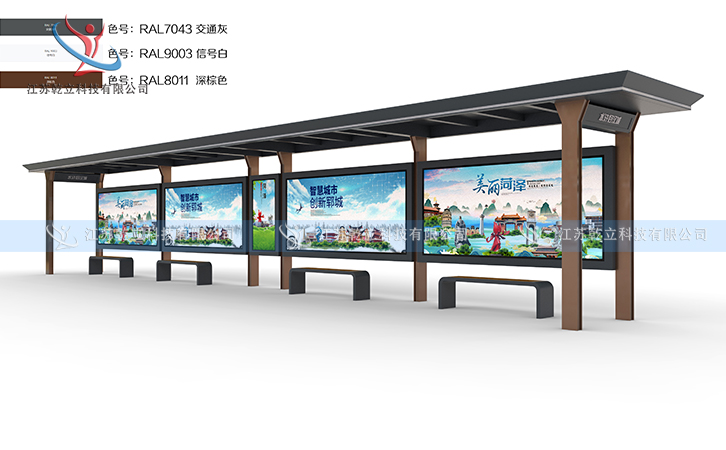 湖南仿古公交站臺(tái)第一批發(fā)貨